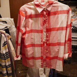 Beautiful red plaid shirt